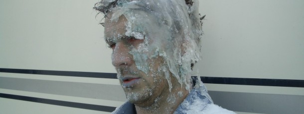 Frozen man