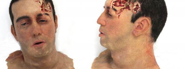 Silicone Head (Forehead Wound)